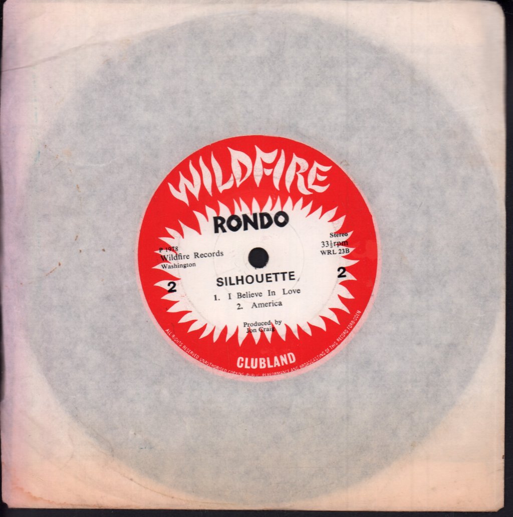 Silhouette (70s Artist) - Rondo - 7 Inch