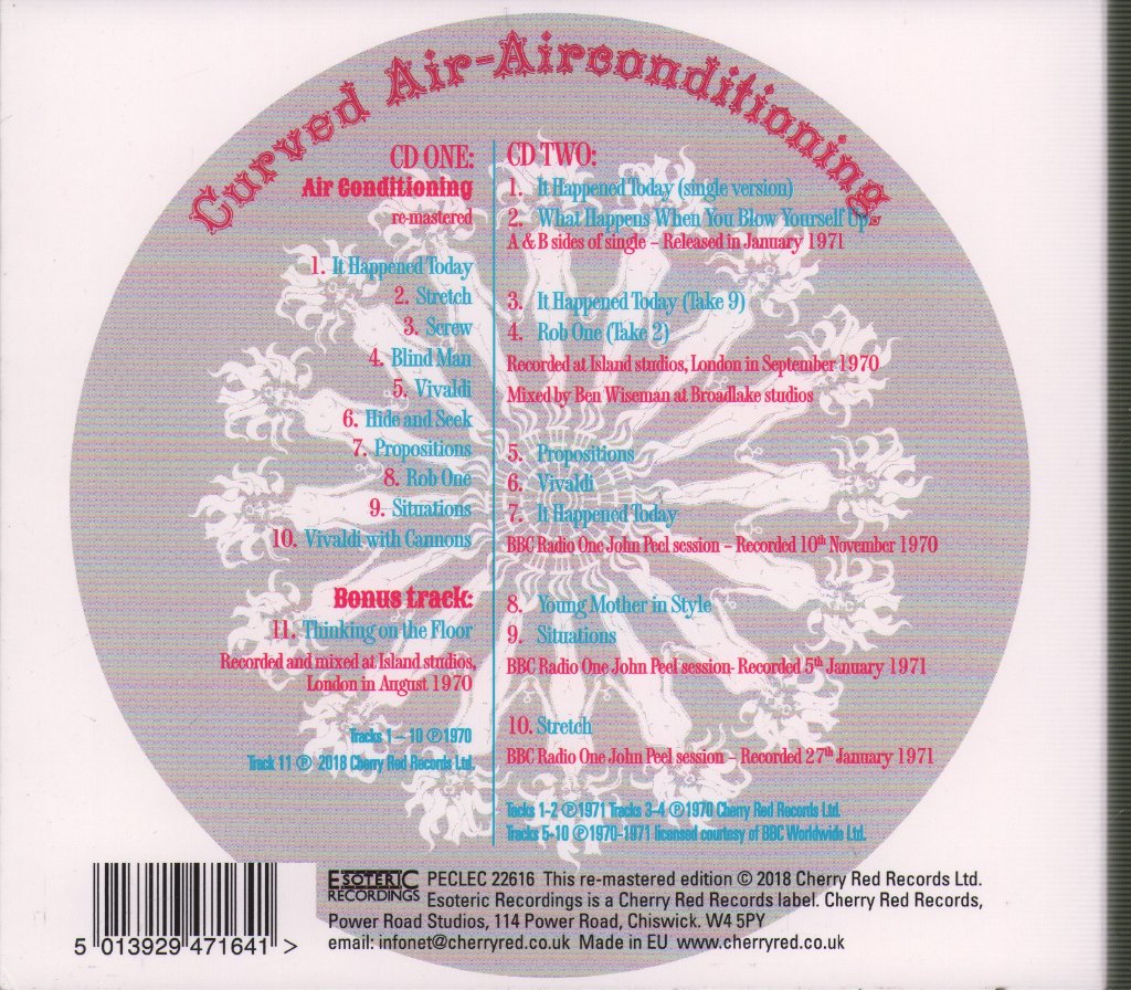 Curved Air - Airconditioning - Cd