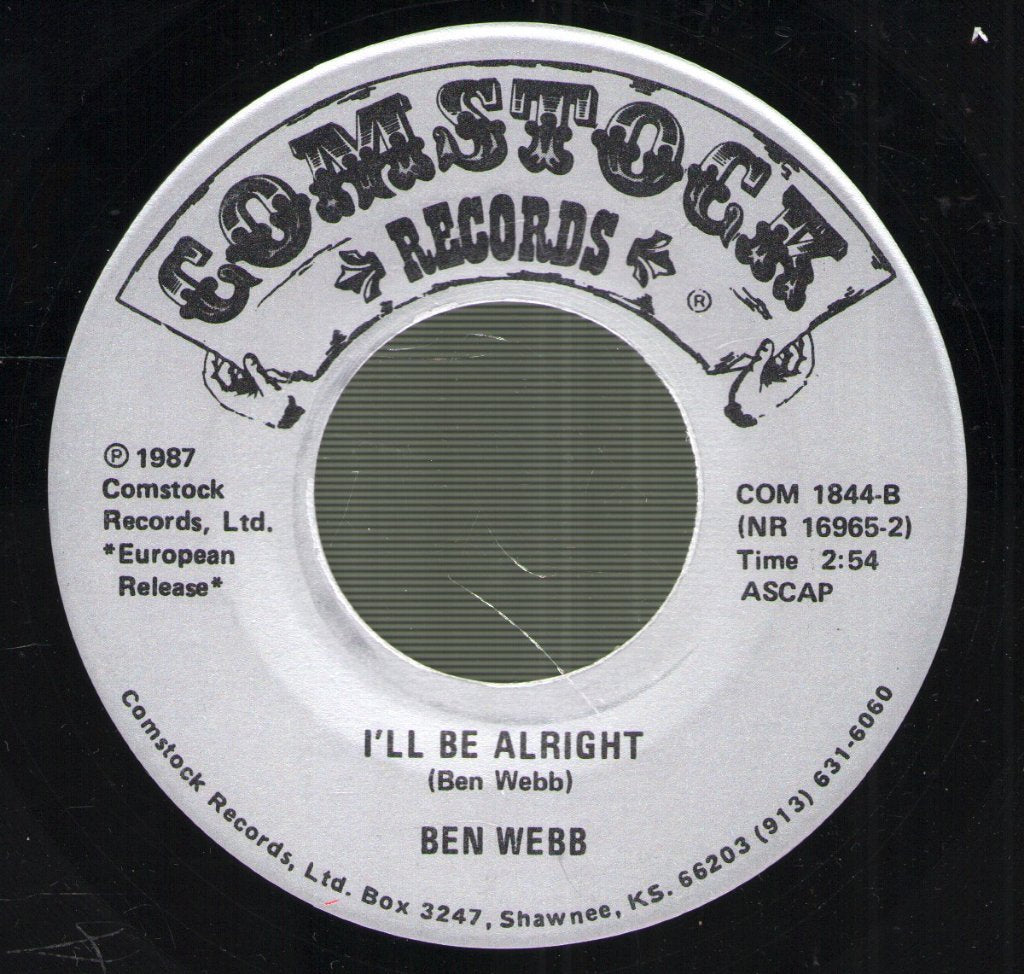 Ben Webb - Even Cowgirls Sing The Blues - 7 Inch