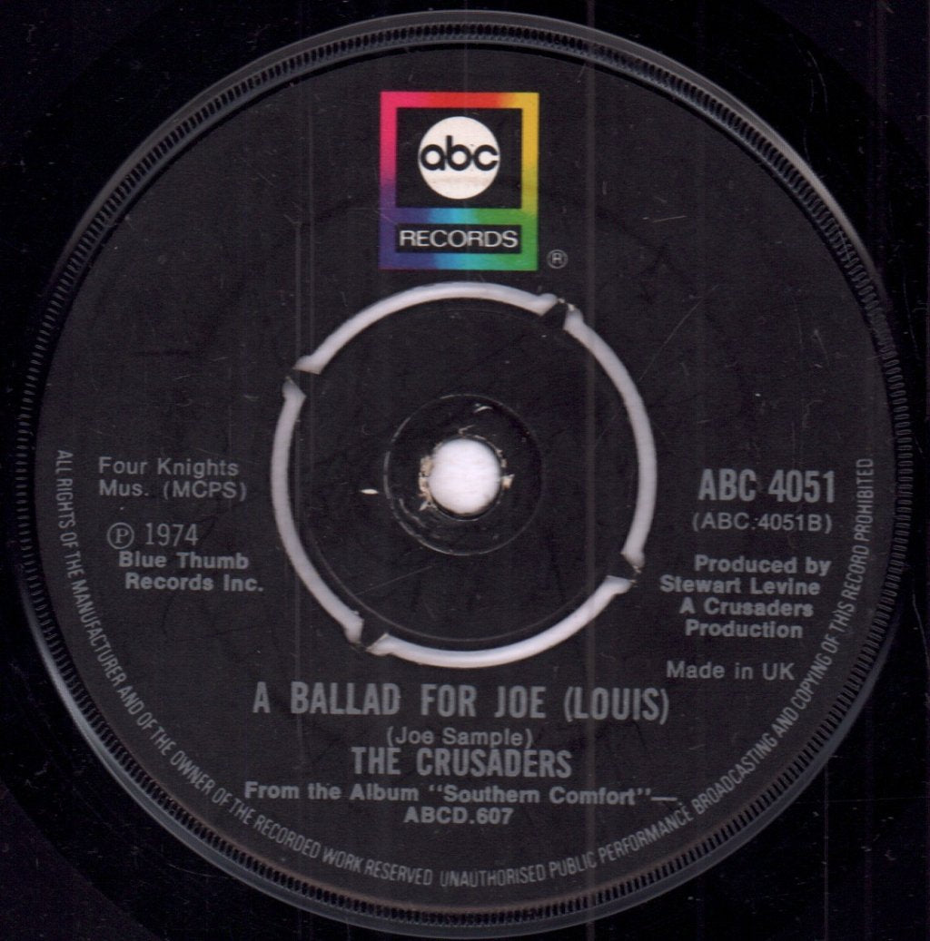 Crusaders - Stomp And Buck Dance - 7 Inch