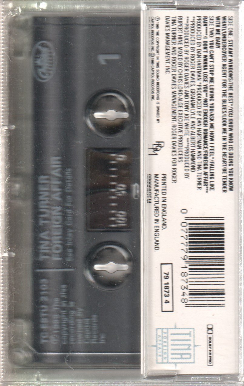 Tina Turner - Foreign Affair - Cassette