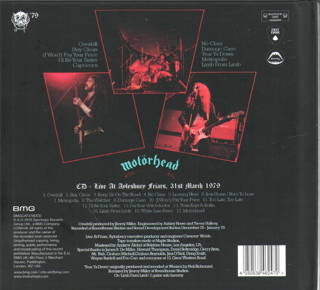 Motorhead - Overkill 40th Anniversary Edition - Double Cd