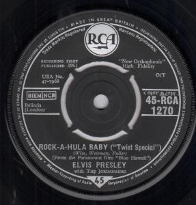 Elvis Presley - Rock-A-Hula Baby - 7 Inch