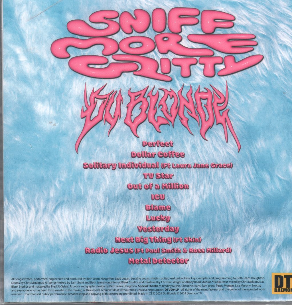 Du Blonde - Sniff More Gritty - Lp
