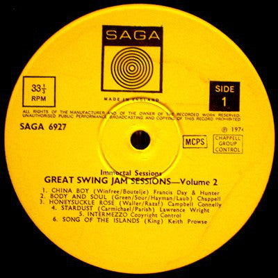 Various Artists - Great Swing Jam Sessions Volume 2 - Lp