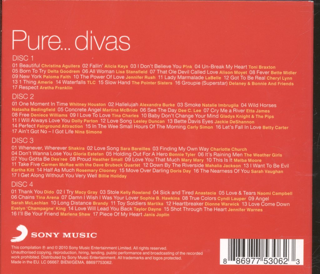 Various Artists - Pure… Divas - Cd Set