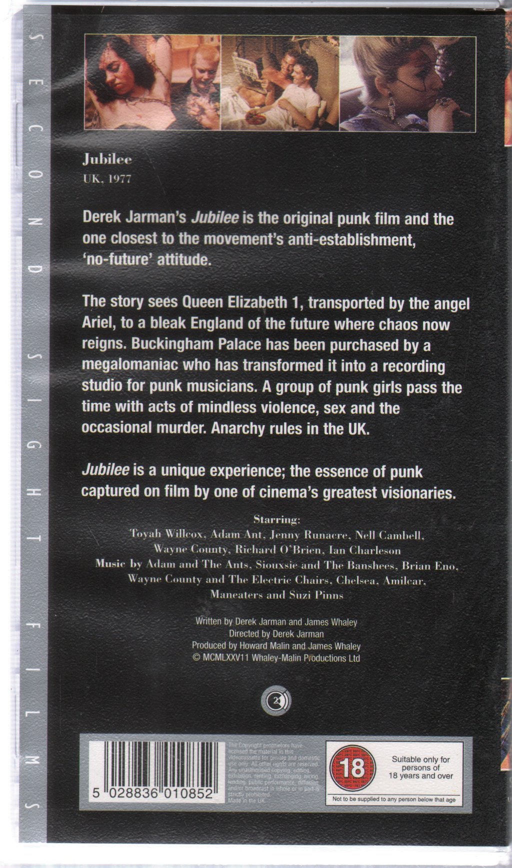 Jubilee - A Film By Derek Jarman - Videodisc