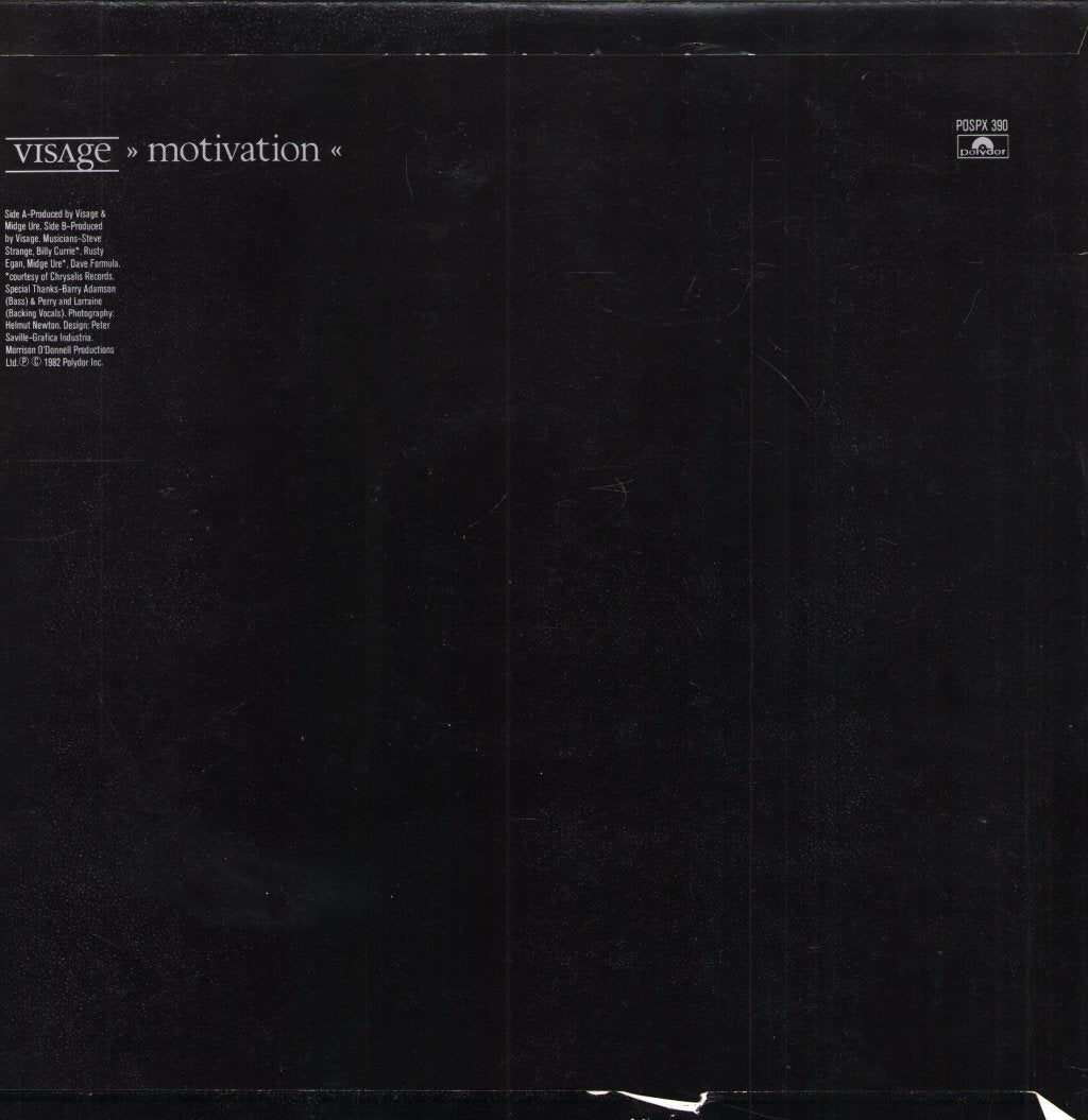 Visage - Damned Don't Cry - 12 Inch