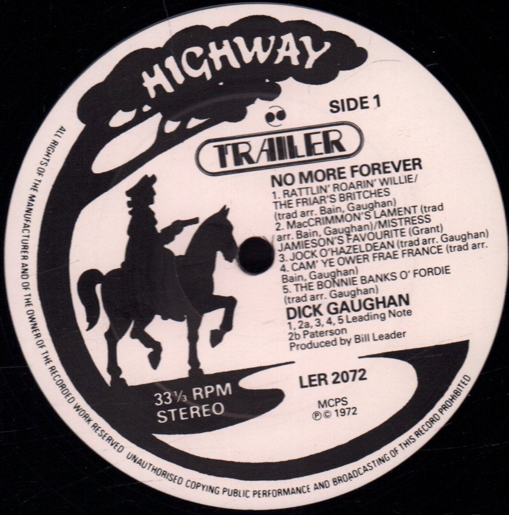 Dick Gaughan - No More Forever - Lp