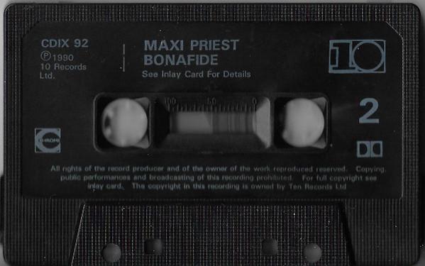 Maxi Priest - Bonafide - Cassette