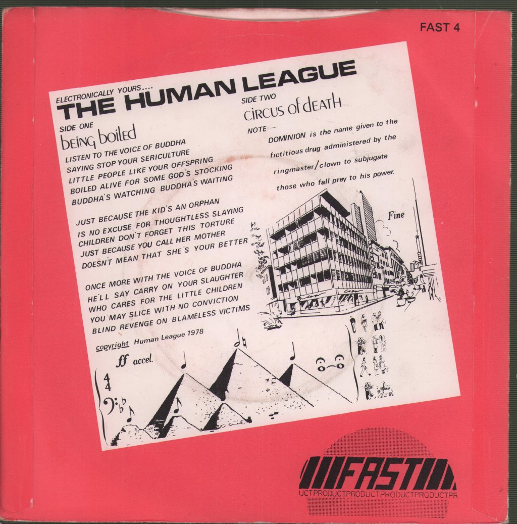 Human League - Being Boiled - 7 Inch