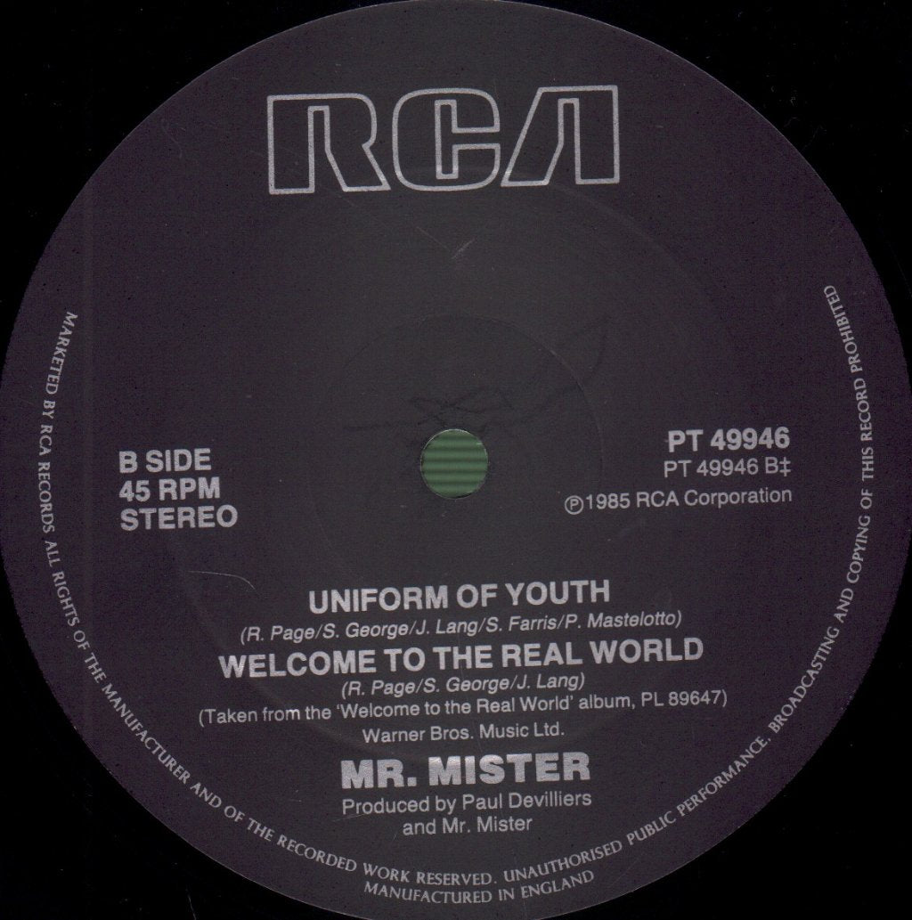 Mr. Mister - Broken Wings - 12 Inch