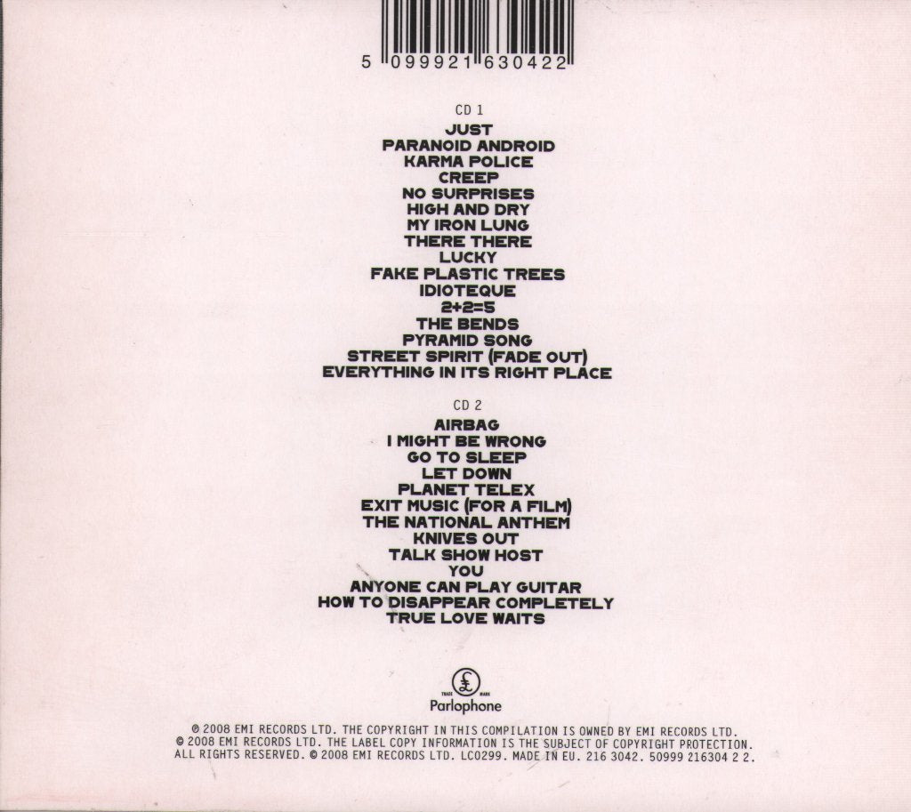 Radiohead - Best Of - Double Cd