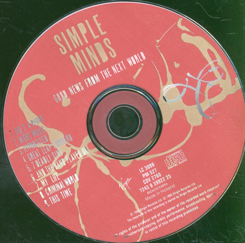 Simple Minds - Good News From The Next World - Cd
