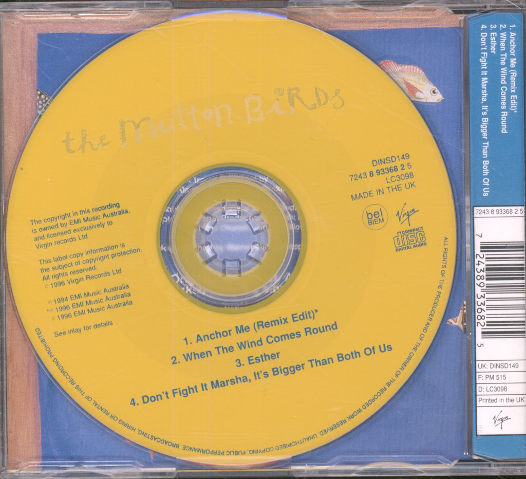 Mutton Birds - Anchor Me - Cd