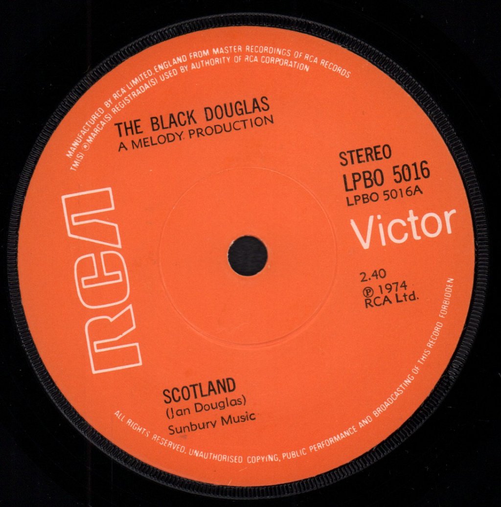 Black Douglas - Scotland - 7 Inch