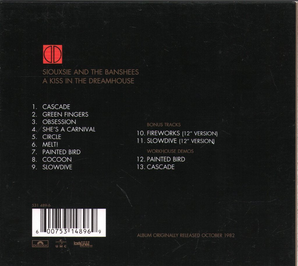 Siouxsie & The Banshees - A Kiss In The Dreamhouse - Cd