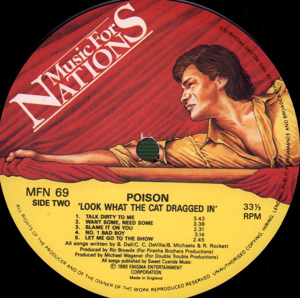 Poison - Look What The Cat Dragged In - Lp