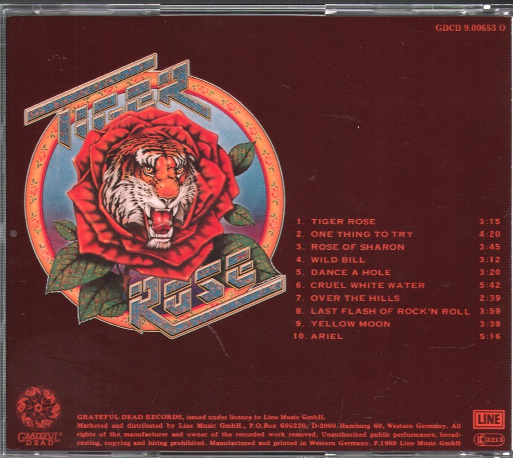 Robert Hunter - Tiger Rose - Cd