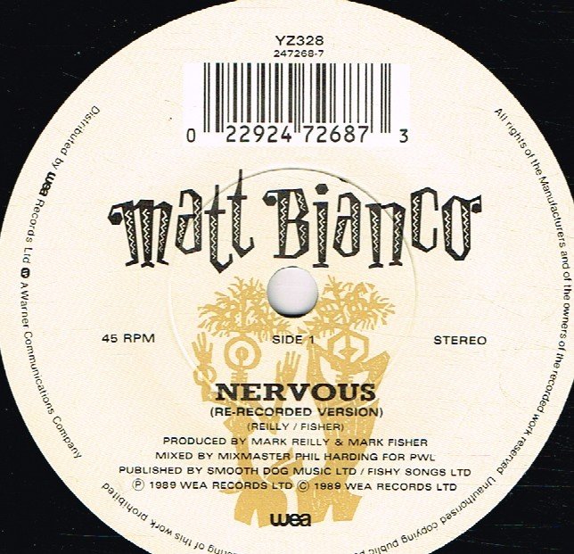 Matt Bianco - Nervous - 7 Inch
