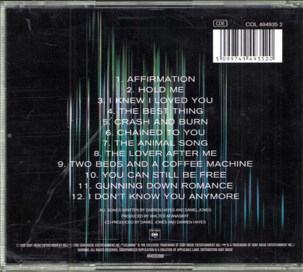 Savage Garden - Affirmation - Cd