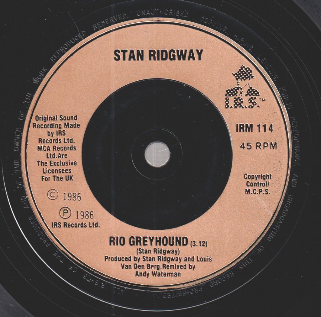 Stan Ridgway - Camouflage - 7 Inch