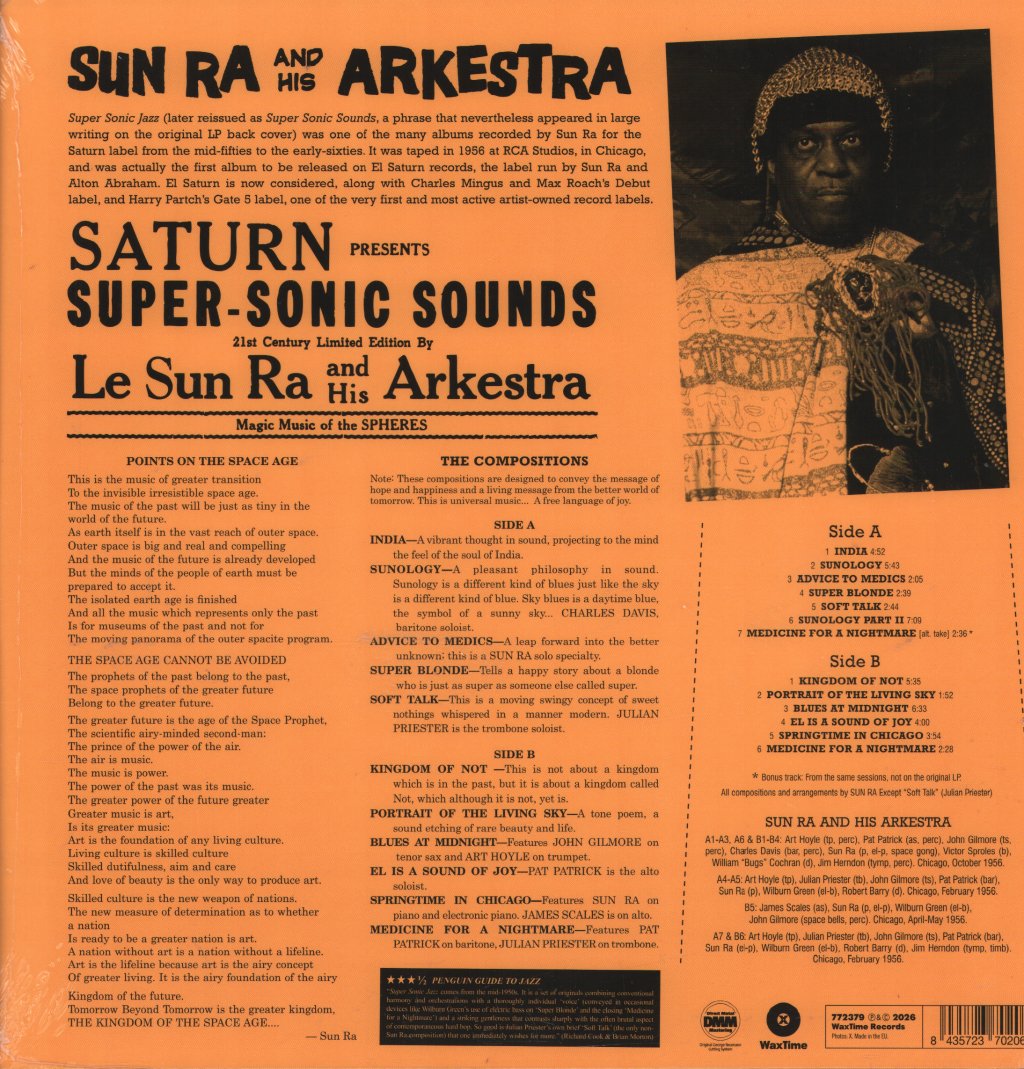 Sun Ra - Super Sonic Jazz - Lp