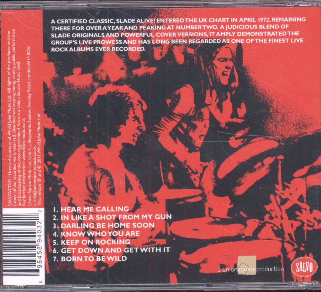 Slade - Slade Alive! - Cd