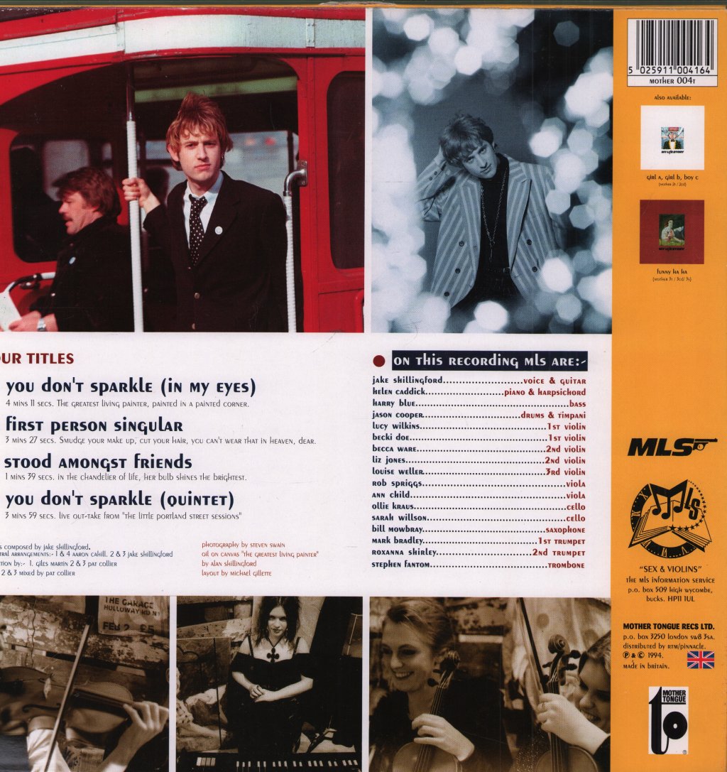 My Life Story - You Don't Sparkle (In My Eyes) - 12 Inch