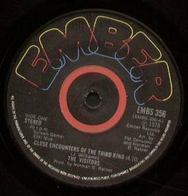 Visitors (Space) - Close Encounters Of The Third Kind - 7 Inch