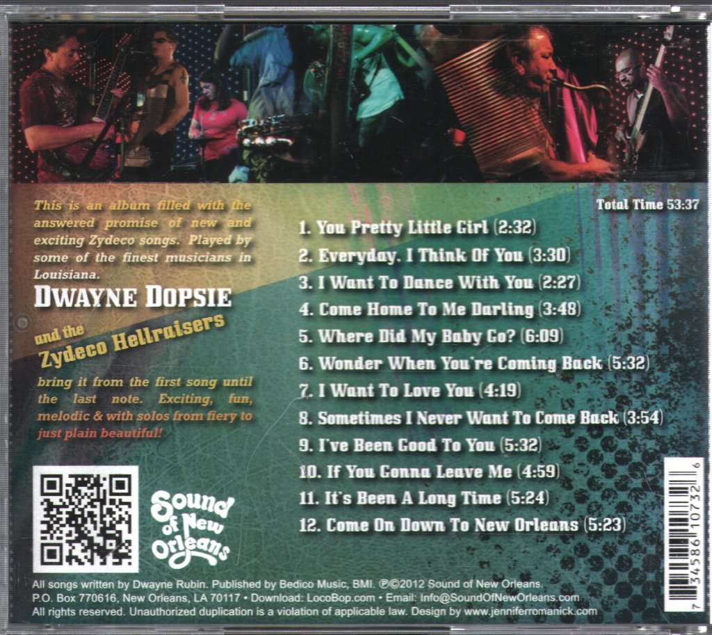 Dwayne Dopsie And The Zydeco Hellraisers - Been Good To You - Cd