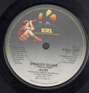 Alibi (80'S Group) - Broken Glass - 7 Inch