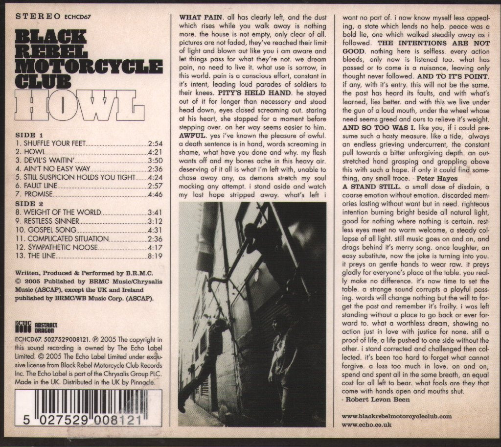 Black Rebel Motorcycle Club - Howl - Cd