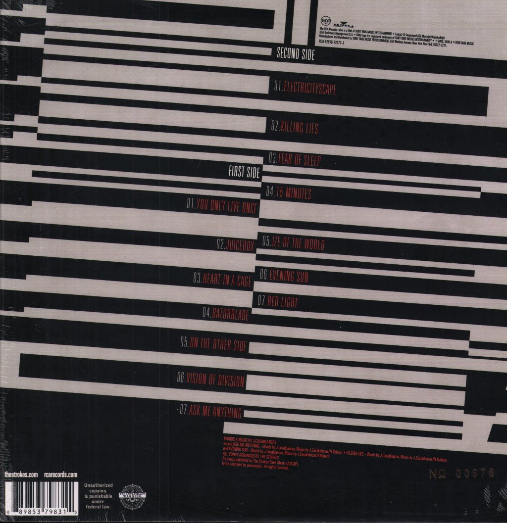 Strokes - First Impressions Of Earth - Lp