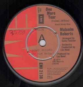 Malcolm Roberts - One More Tear - 7 Inch