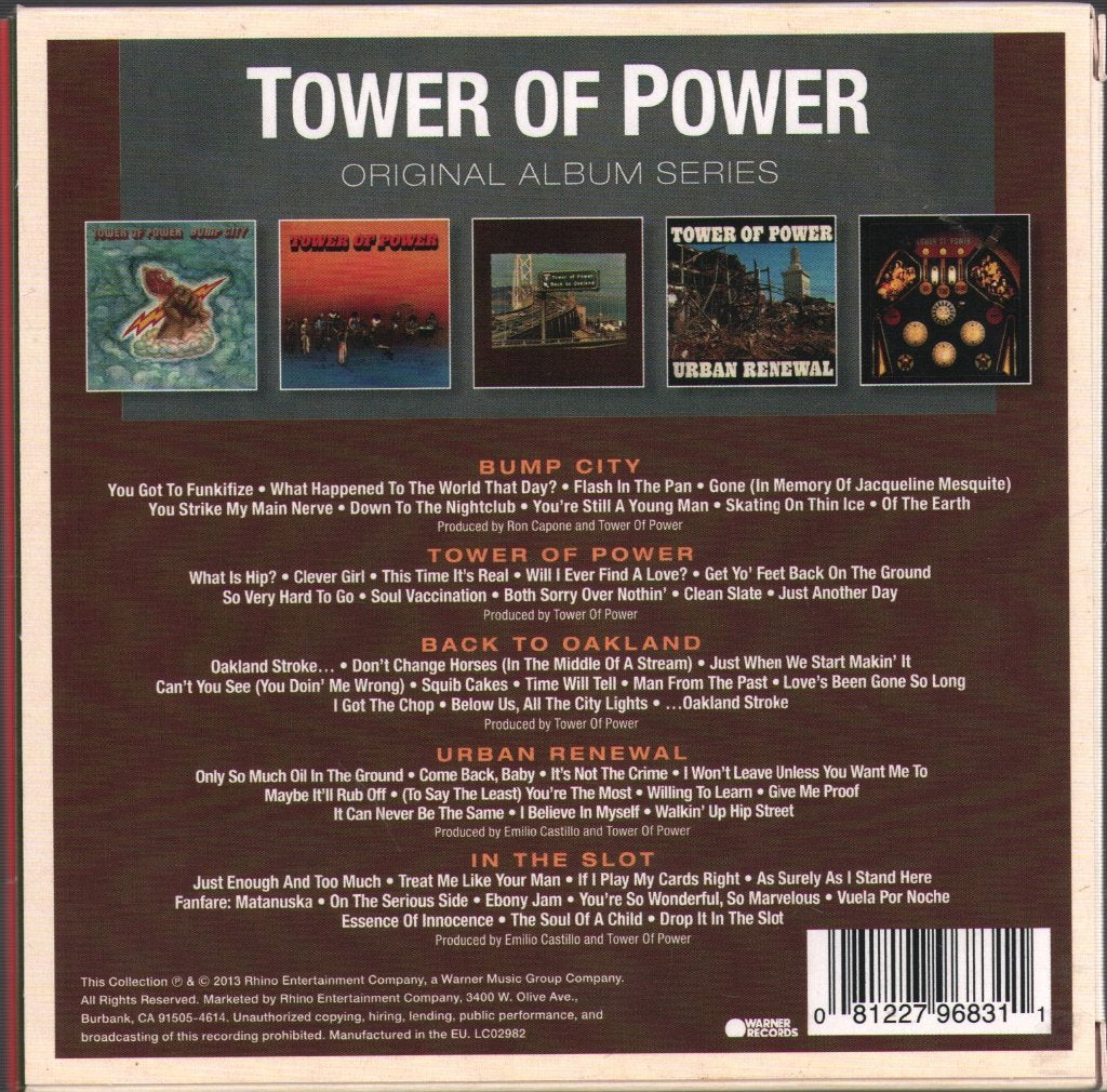 Tower Of Power - Original Album Series - Cd Set