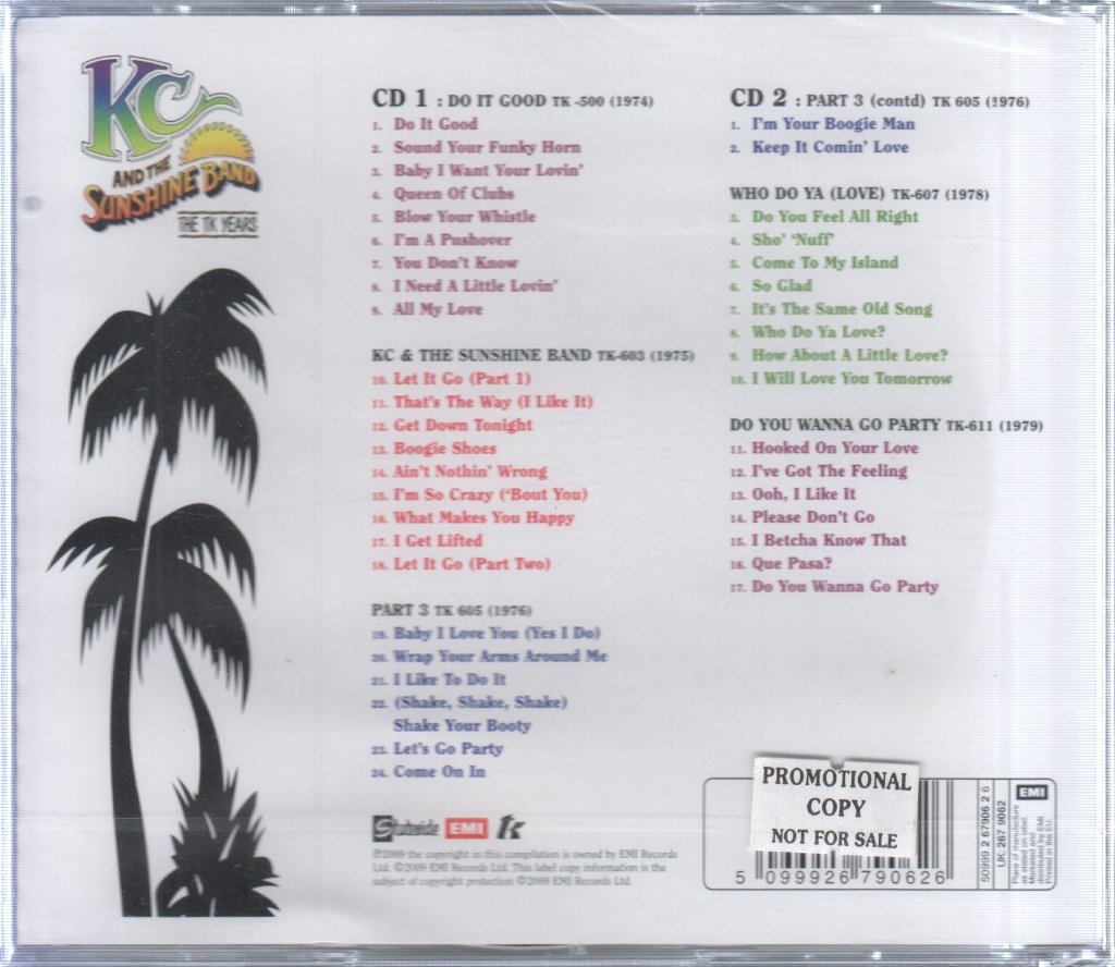 KC & The Sunshine Band - TK Years - Double Cd