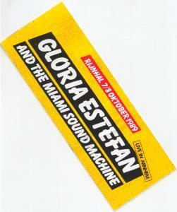 Gloria Estefan - Rijnhal Arnhem 7-8/10/89 - Sticker