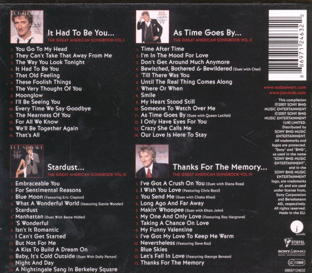 Rod Stewart - Complete Great American Songbook Volumes I, II, III & IV - Cd Set