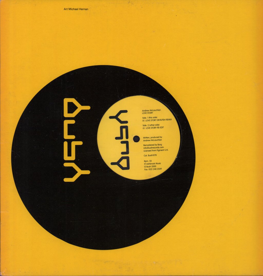 Andrew McLauchlan - Love Story - 12 Inch