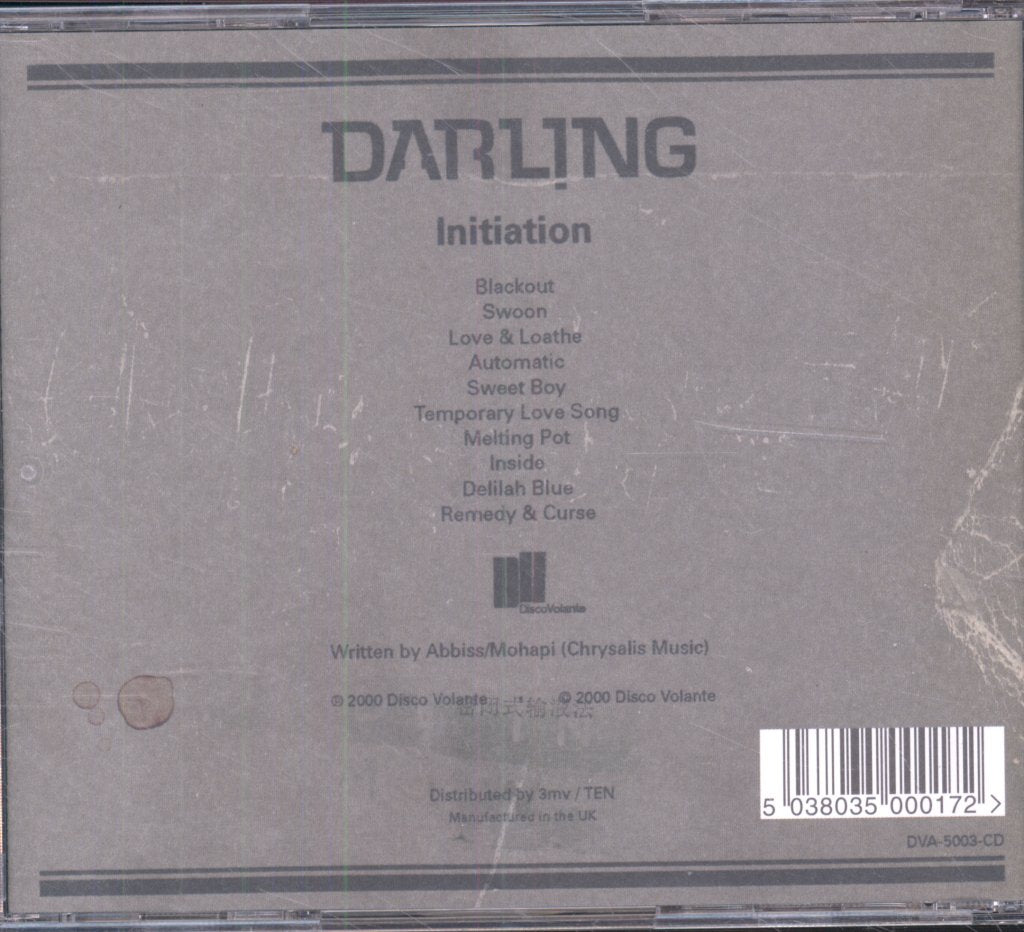 Darling (2000 Group) - Initiation - Cd