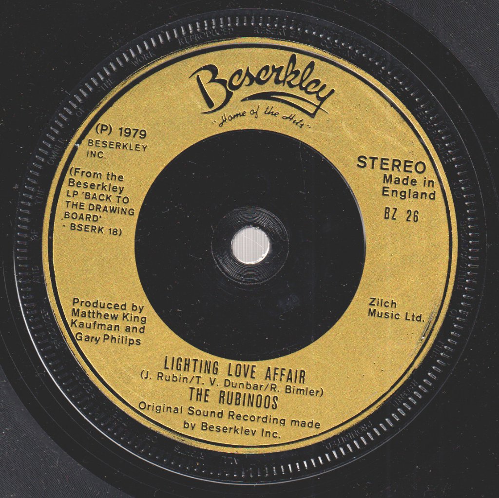 Rubinoos - Hold Me - 7 Inch