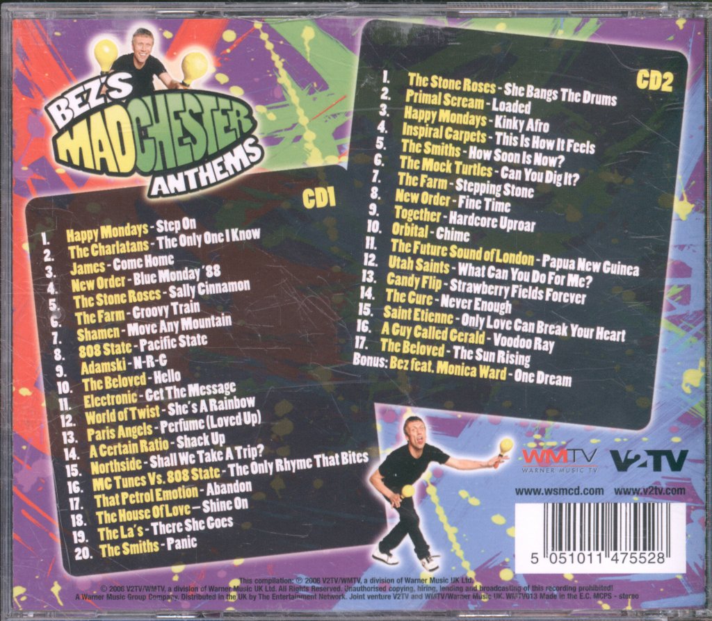 Various Artists - Bez's Madchester Anthems - Double Cd