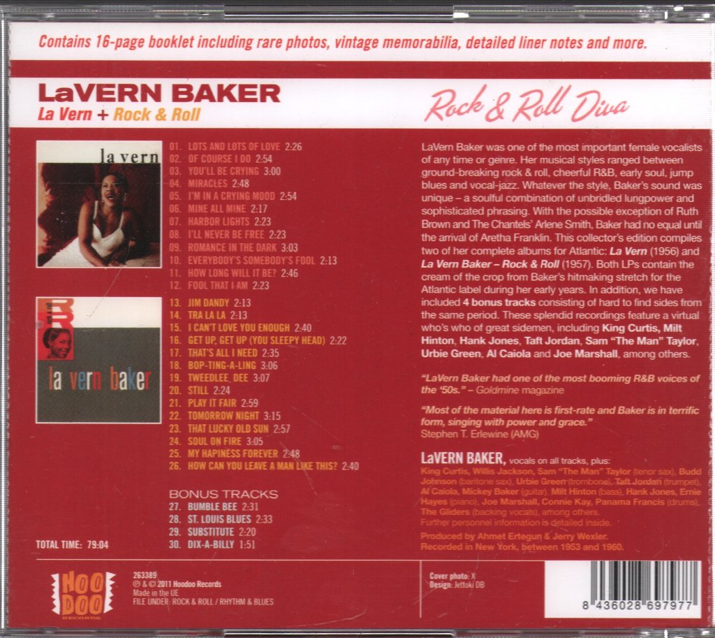 Lavern Baker - LaVern plus Rock & Roll - Cd
