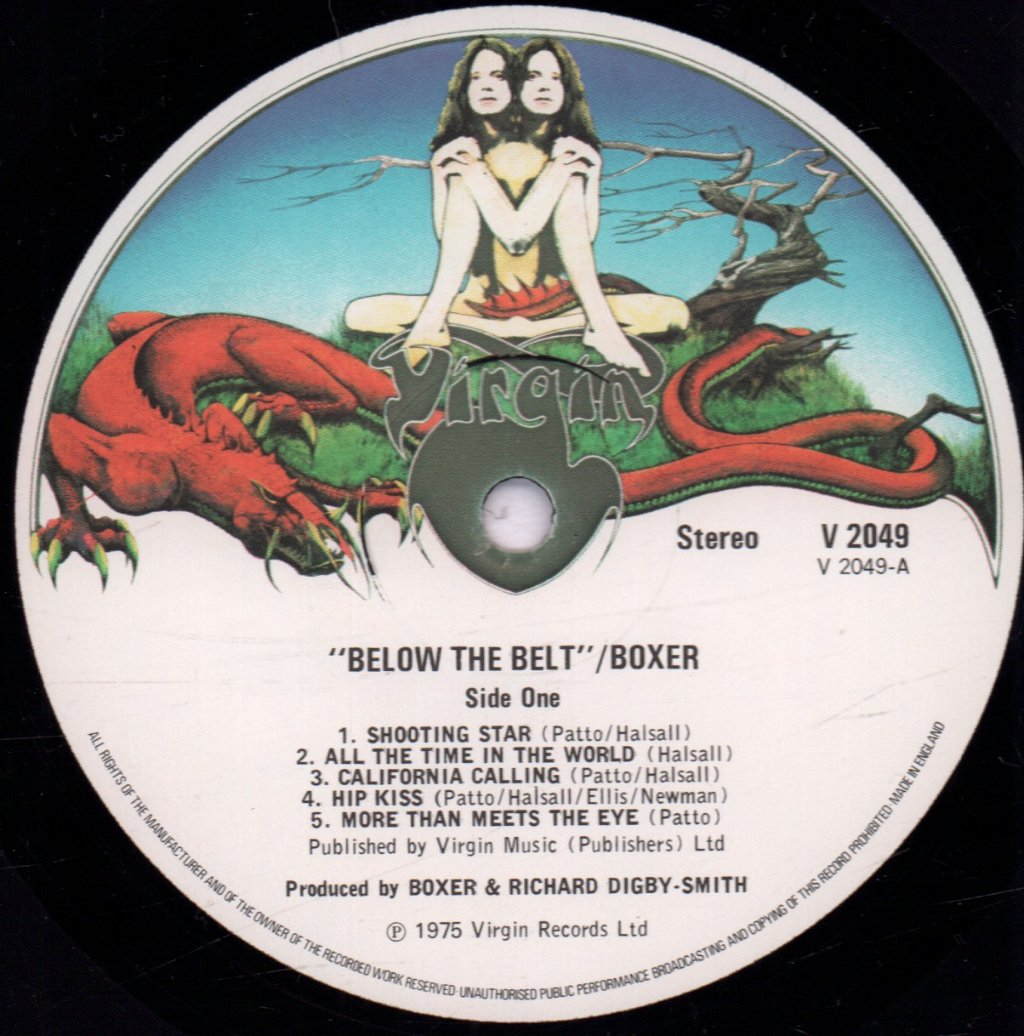 Boxer - Below The Belt - Lp