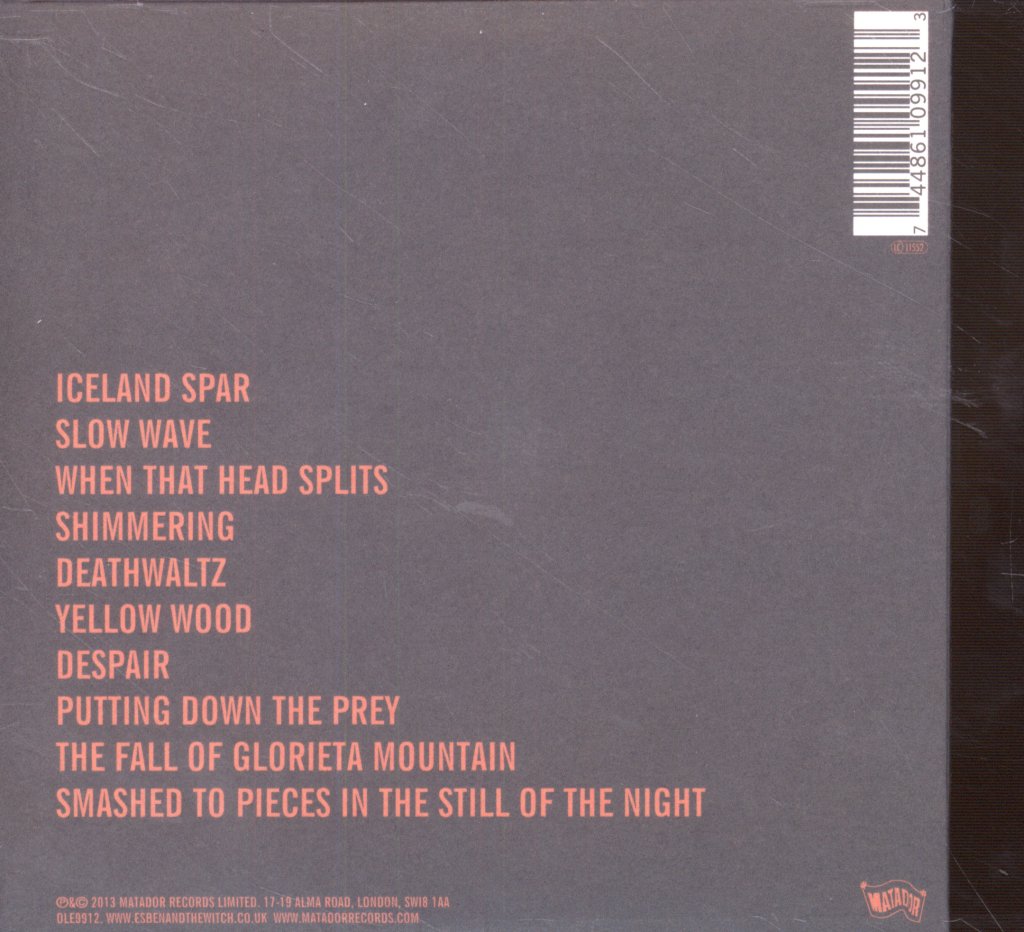 Esben And The Witch - Wash The Sins Not Only The Face - Cd