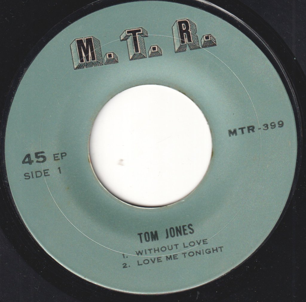 Tom Jones - without love - 7 Inch