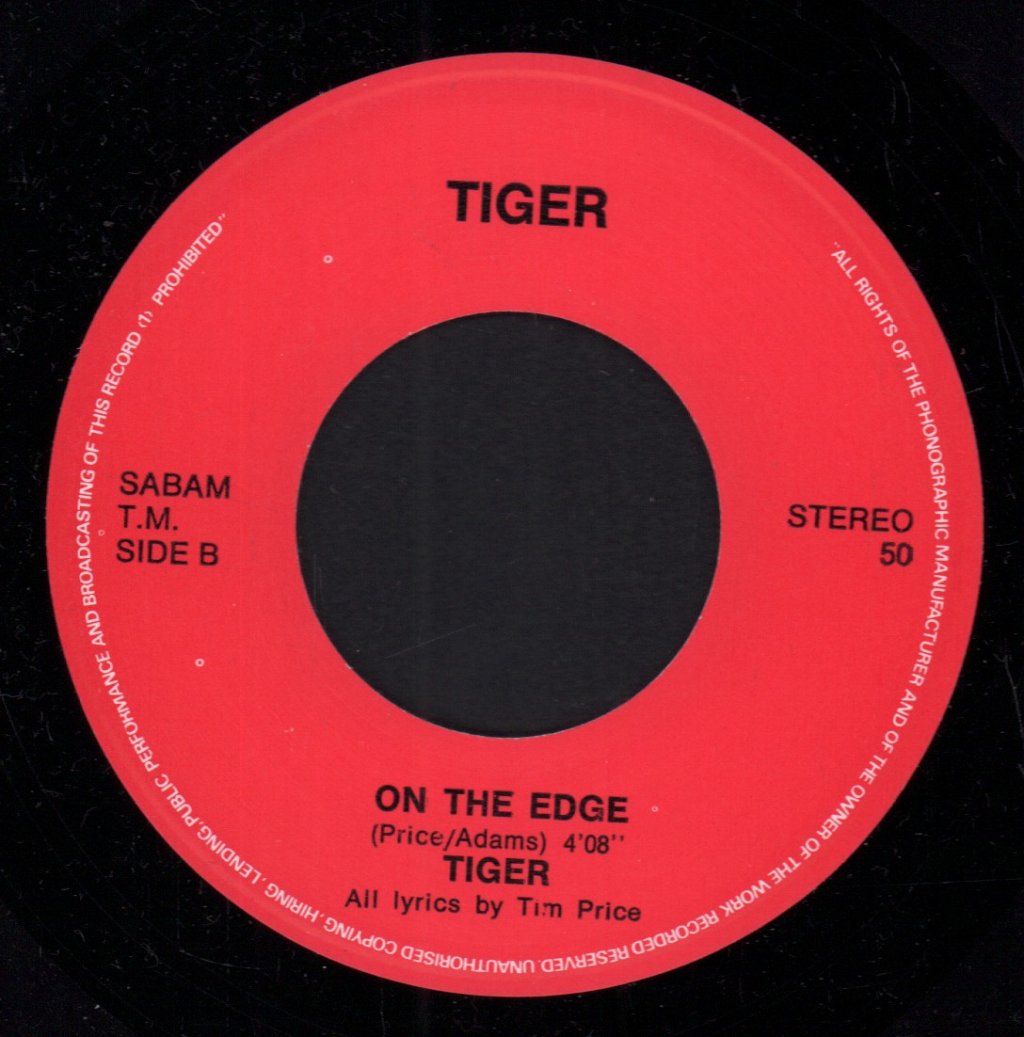 tiger (european metal group) - in the night - 7 Inch