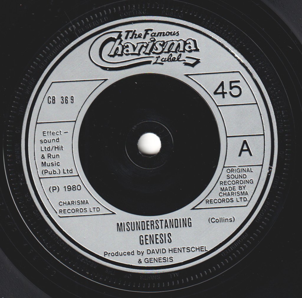 Genesis - Misunderstanding - 7 Inch