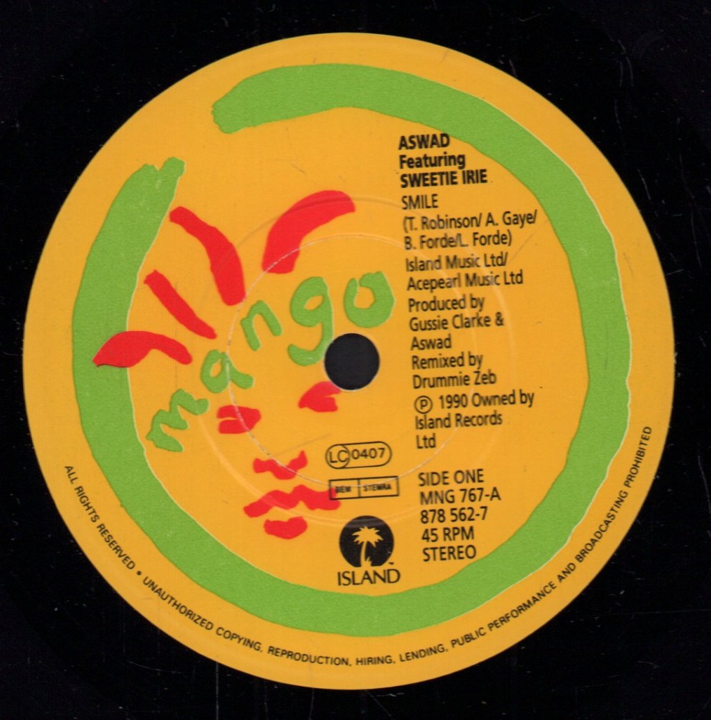 Aswad - Smile - 7 Inch